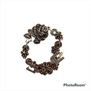 Beautiful For Women Tibetan Silver Boho Charm Crystal Bracelet